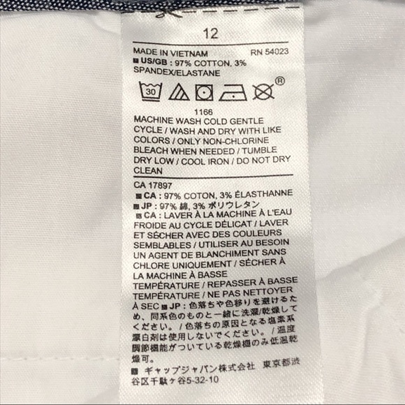 BANANA REPUBLIC | White Bermuda Shorts | Size 12 - Picture 10 of 15